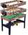Tavolinë lojrash Enero 3n1, futboll tavoline, bilardo edhe air hockey, 121x61x81cm, ngjyrë dru