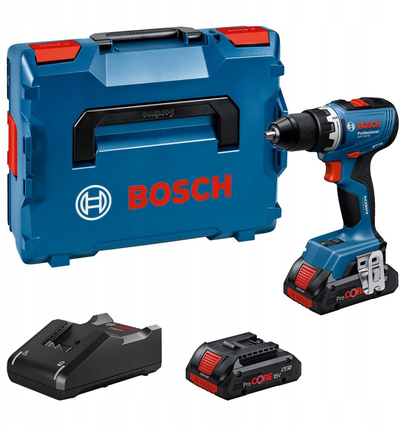 Furë kaçavide pa kabllo Bosch Professional GSR 18V-65, 18V, 2x 4.0Ah, blu
