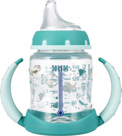 Biberon me doreza Nuk First Choice, 150ml, 6m+, turkeze