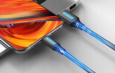 Kabllo USB Vention Durable Solid, USB 2.0 A në USB-C, 5A, 3m