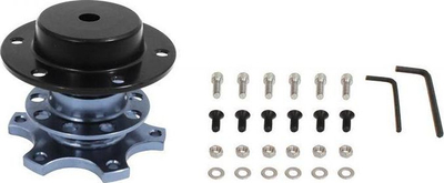 Adapter timoni TurboWorks Quick Release Hub Titanium, 6 vrima montimi, alumini, gri titanium