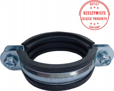 Kapëse tubi NICZUK THALE UPGD 54BK, diametër 53 58 mm, DUO, e zezë