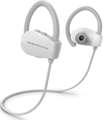 Kufje sportive Bluetooth Energy Sistem Sport 1+, që s’i prish dot djersa, të bardha Snow