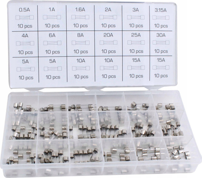 Set siguresash xhami ASTA A-TC521, 6x30mm, 0.5-30A, transparent