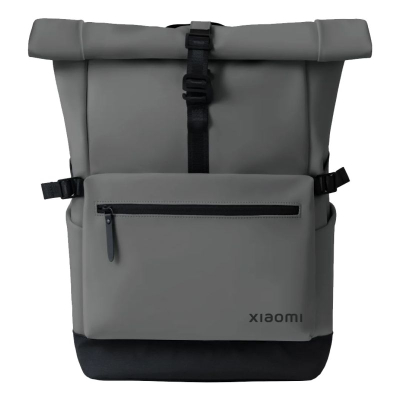 Ранец Xiaomi Roll Top Casual, урбан, водоотпорен, сив