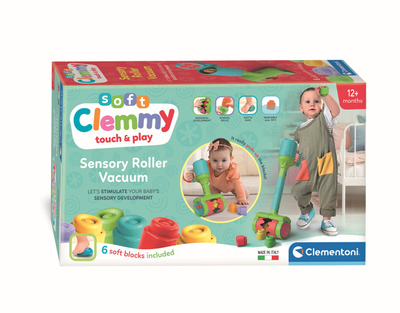 Lodër fshesë Clementoni Soft Clemmy, me 6 blloqe të buta, për fëmijë 12+