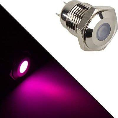 Прекинувач Lamptron LAMP SW2005 S, ЛЕД 12V, 16mm, виолетова