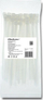 Врски за кабли Qoltec Cable Tie, 7.2 x 200mm, пакување 50 парчиња, бела
