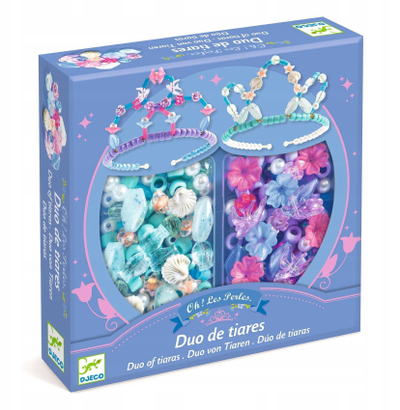 Set krijimi për kurore princeshash SES Creative Duo of Tiaras, 2 kurore, blu