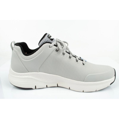 Atlete Skechers Arch Fit Titan, me mbështetje te harku, rrjetë e ajrosme, gri