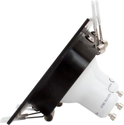 Set poça elektrik dhe mbajtëse per poça elektrik ABILITE, GU10, 120°, 230V / 9.6W, i zi
