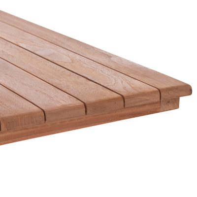 Sipërfaqe tavoline HomeMarkt HM18136, dru teak masiv, 70x70x4 cm, natyrale