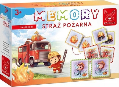 Мемориска игра Kangaroo Пожарникарска бригада, 24 делови, за деца, многуобоена