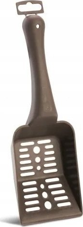 Lopatë rëre për mace Barry King, 27x9x3.5cm, plastike, kafe