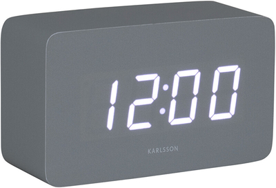 Orë me alarm LED Karlsson, e hirtë