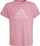 Bluzë gocash adidas Badge of Sport Tee Jr HM2648, pambuk, rozë