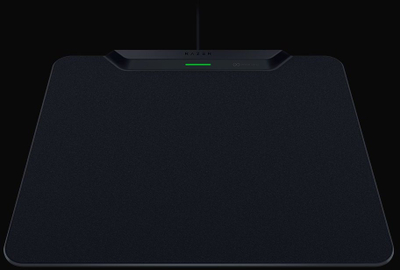 Гејминг мауспад Razer HyperFlux V2, безжично полнење, ЛЕД, црн