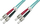 Kabllo patchcord Digitus me fibër optike ST/ST, OM3, 3m