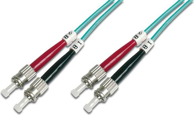 Kabllo patchcord Digitus me fibër optike ST/ST, OM3, 3m