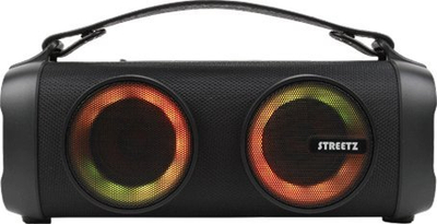 Altoparlant Bluetooth STREETZ CMB-100, portativ, i qëndrueshëm ndaj spërkatjeve, i zi