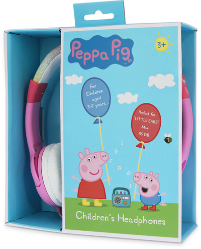 Слушалки OTL Technologies Rainbow Peppa, розова боја