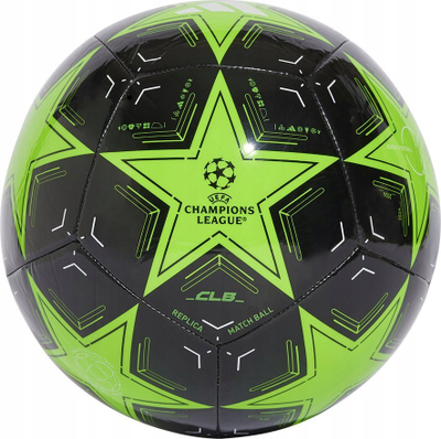 Top futbolli adidas UCL Club IX4067, i qepur me makinë, TPU, jeshil me të zi