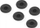 Jastëkë zëvendësu për kufje Zebra KT-HS3X-EARCF1-05, set, të zinj
