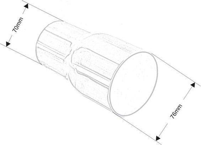 Grykë marmite TurboWorks 76mm, dalje 70mm, çelik inox