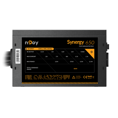 Furnizues I rrymës nJoy Synergy 650 - 650W - 80 Plus White