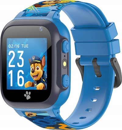 Orë e zgjuar për kalamaj Paw Patrol Chase, GPS LBS, buton SOS, blu