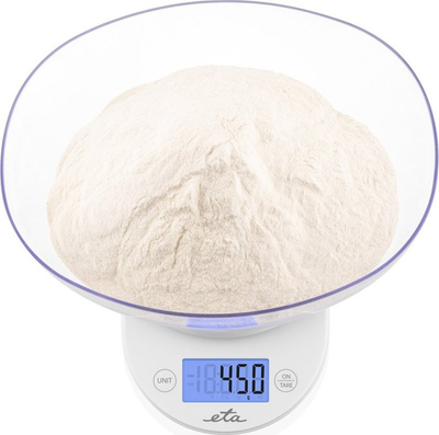 Peshore kuzhine ETA Mari 5770 9000, deri 5 kg, ekran digjital, e bardhë