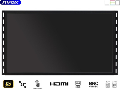 Monitor me prekje NVOX OP2150VHC, 21.5", Full HD, i zi