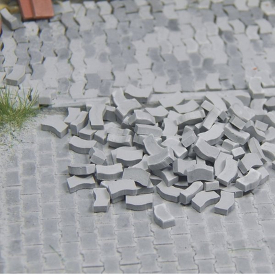 Set gurë kalldrëmi për modelim Juweela W-Type, 4000 copë, gri e errët