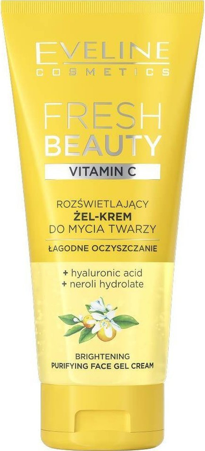 Xhel-krem pastrimi për fytyrë Eveline Fresh Beauty Illuminating, për me e bo lëkurën me shkëlqim, edhe me lagështi