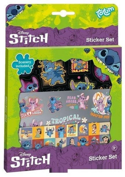 Set ngjitës Totum Disney Stitch, shumëngjyrësh