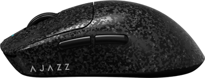 Maus wireless AJAZZ AJ199, tri mode, 500mAh, sensor PAW3311, i bardhë
