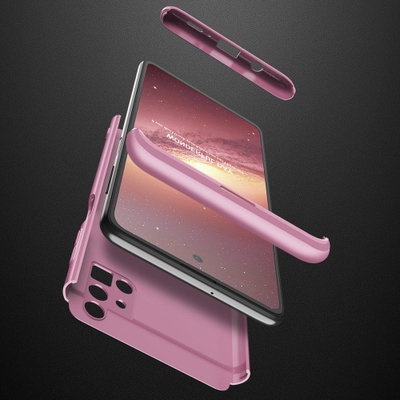 Mbrojtëse telefoni GKK për Samsung Galaxy M51, 360°, PC, rozë