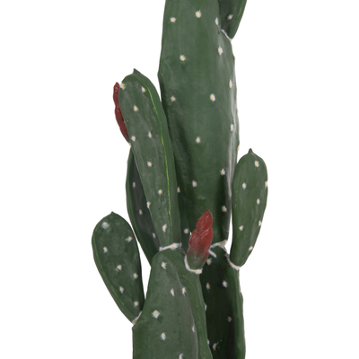 Bimë dekorative sintetike HM4748 Cactus, 85cm, me vazo 16cm, jeshile