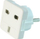 Përshtatës prize Gembird ANG/PL (PL Plug/ANG Socket) i bardhë 