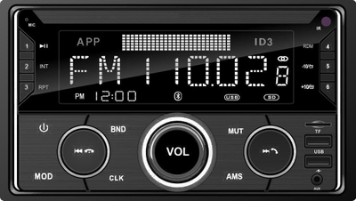 Radio veture Blow AVH-9620, 2DIN, Bluetooth, RDS, RGB, e zezë
