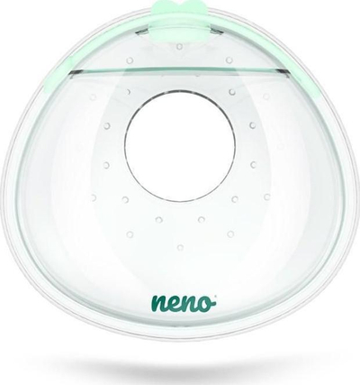 Kolektor qumështi gjini Neno Claro, set me 2 copa, silikon, transparent