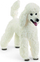 Фигурина на куче Schleich, poodle, бела