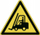 Shenjë dyshemeje paralajmëruese Durable Caution Forklifts, me ngjitës t' përhershëm, kundër rrëshqitjes R9, e verdhë