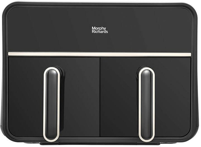 Фритеза со воздух Morphy Richards Digital Dual Basket, 2 корпи, дигитална, црна