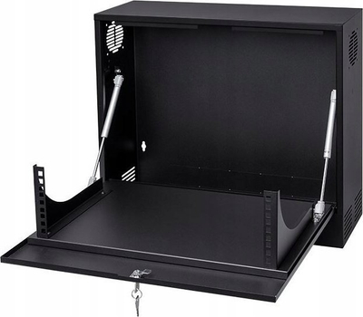 Rraf 19" Netrack V-Line, 3U, 180mm, metalik, i zi