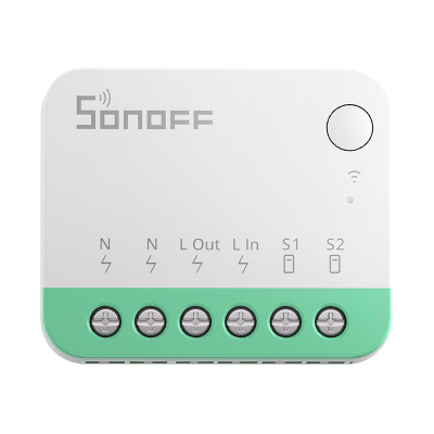 Çelës smart WiFi Sonoff MINIR4M, Matter, kontroll përmes aplikacionit, i bardhë