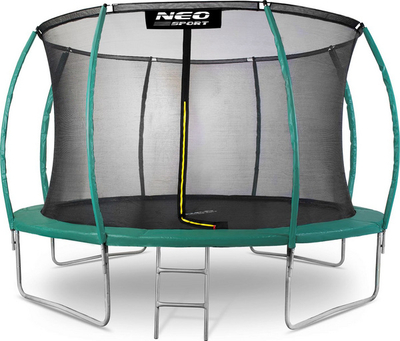 Градинарска трамболина Neo Sport, 180 x 374 см, зелена