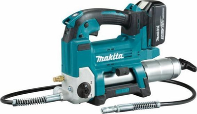 Pompë yndyre me bateri Makita DGP180RT, 18V LXT Li ion, 1x5.0Ah, blu