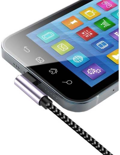 Kабел USB Techly ICOC MU2AC9-010-AL, USB A во USB C, 1m, 3A, алуминиум