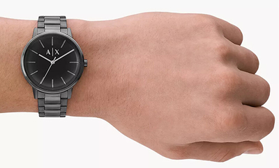 Orë për meshkuj Armani Exchange Armani Exchange, e zezë